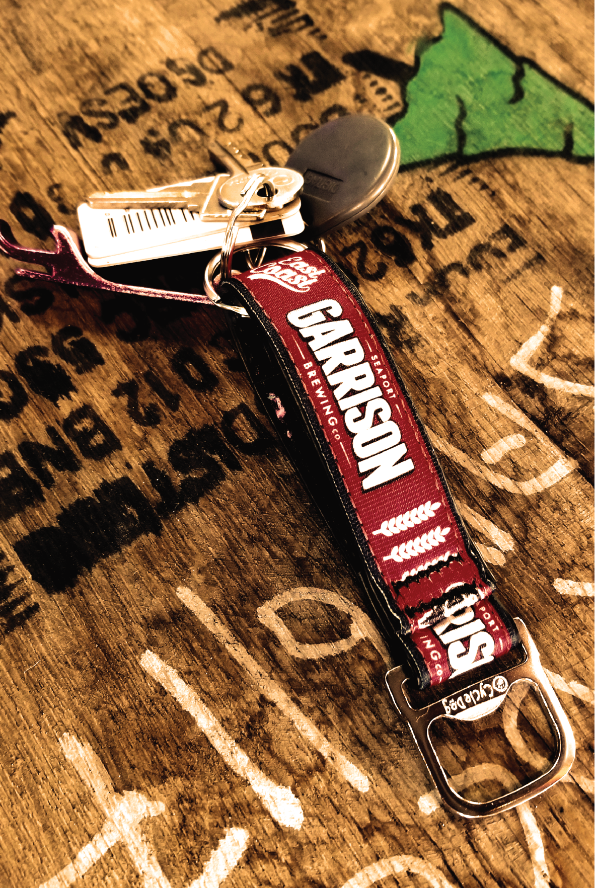 "Cycle Dog" Keychain