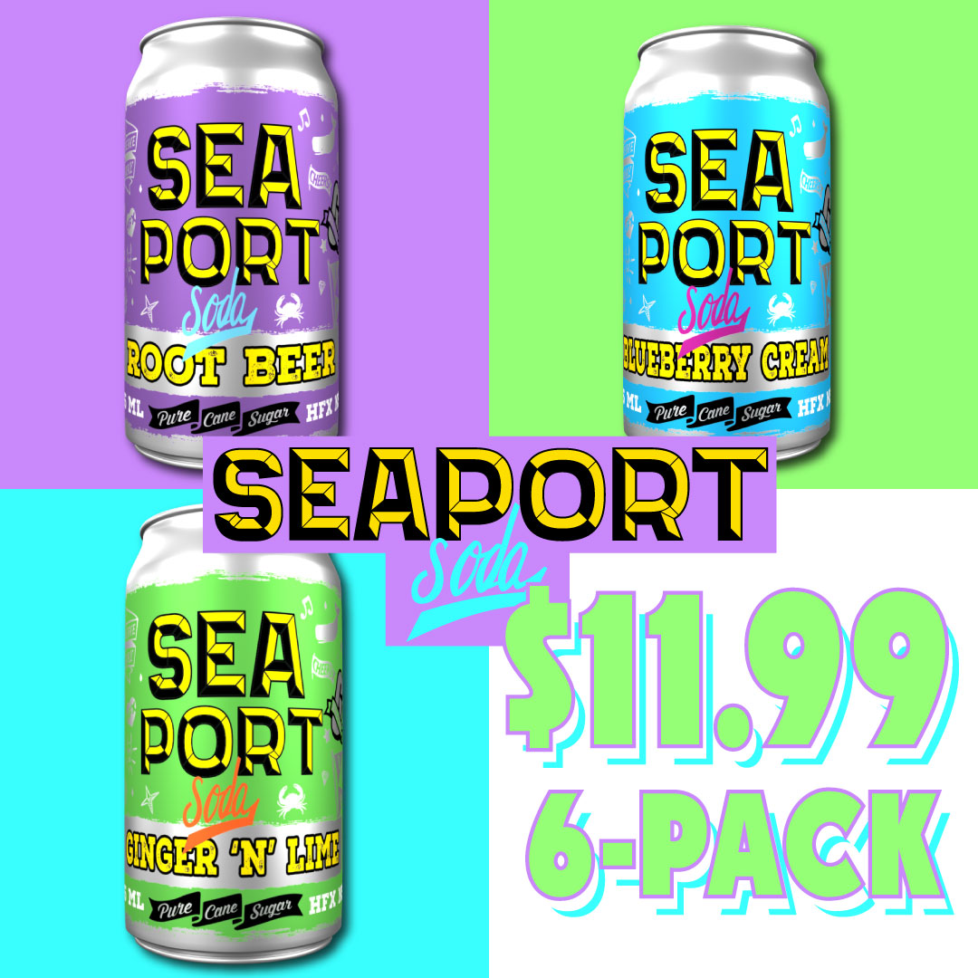 Sea Port Soda: 6-Pack 355ml