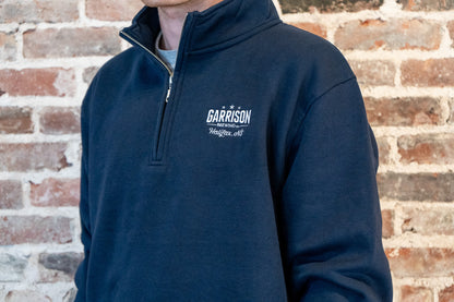 Logo Navy Quarter Zip