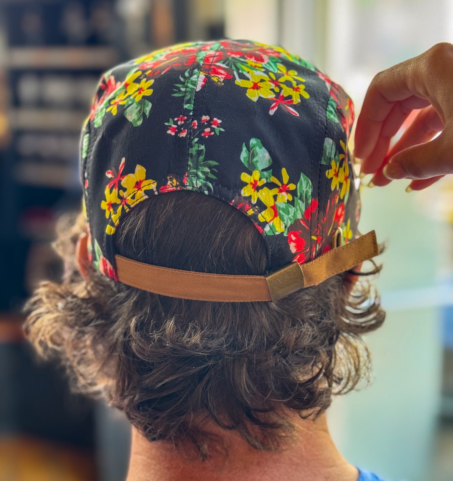 New! Hawaiian 5-Panel Bike Hat