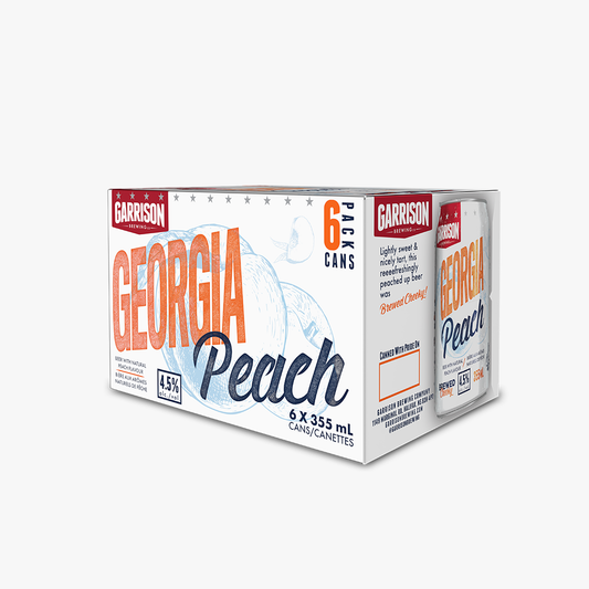 Georgia Peach: 6 Pack 355ml cans