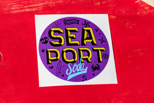 Seaport Soda Sticker