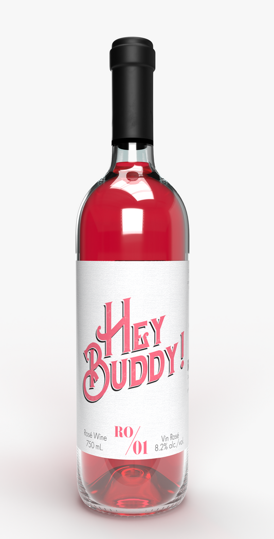 Hey Buddy NS Rose Wine: Single 750ml btl
