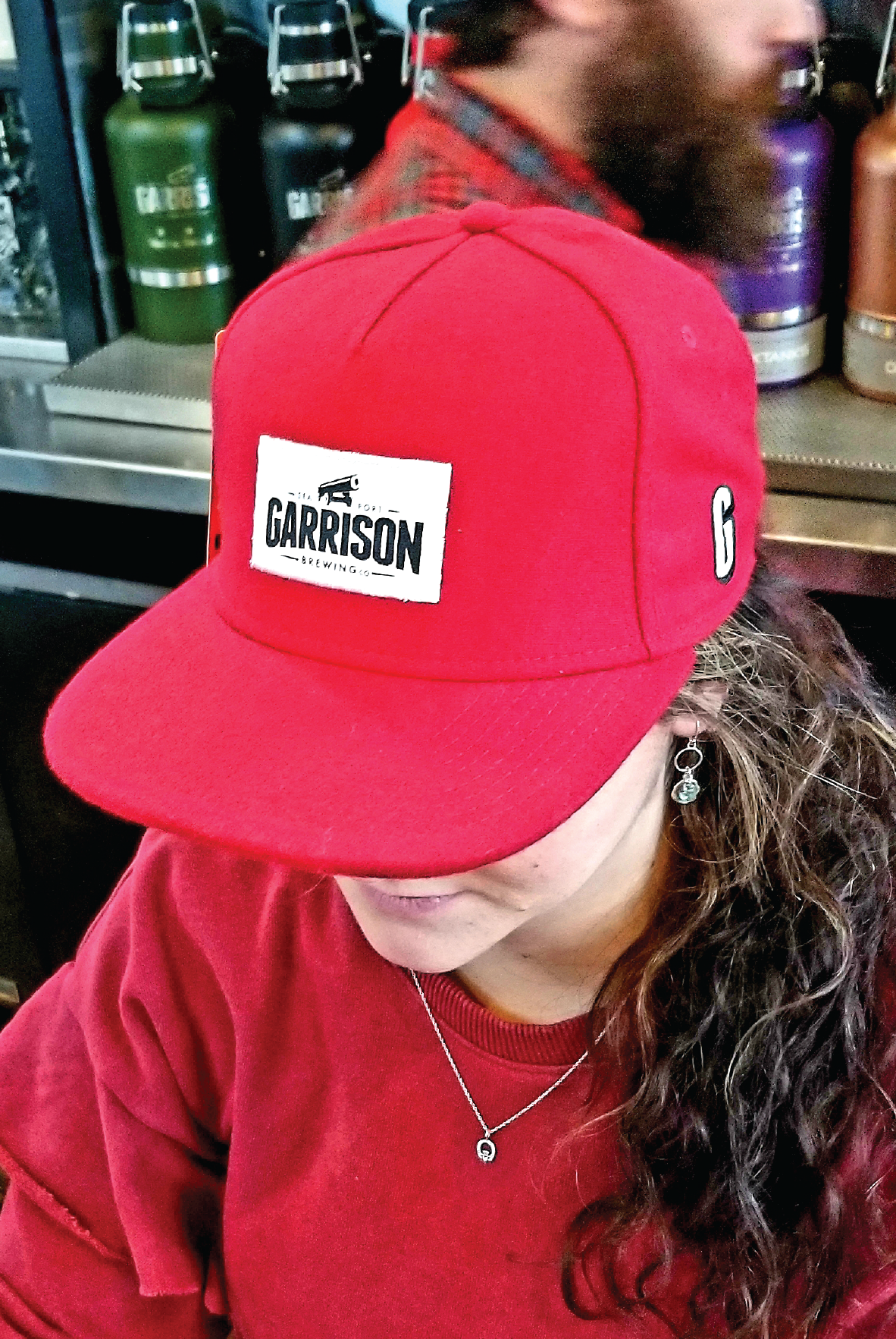 Garrison Red Snap Back